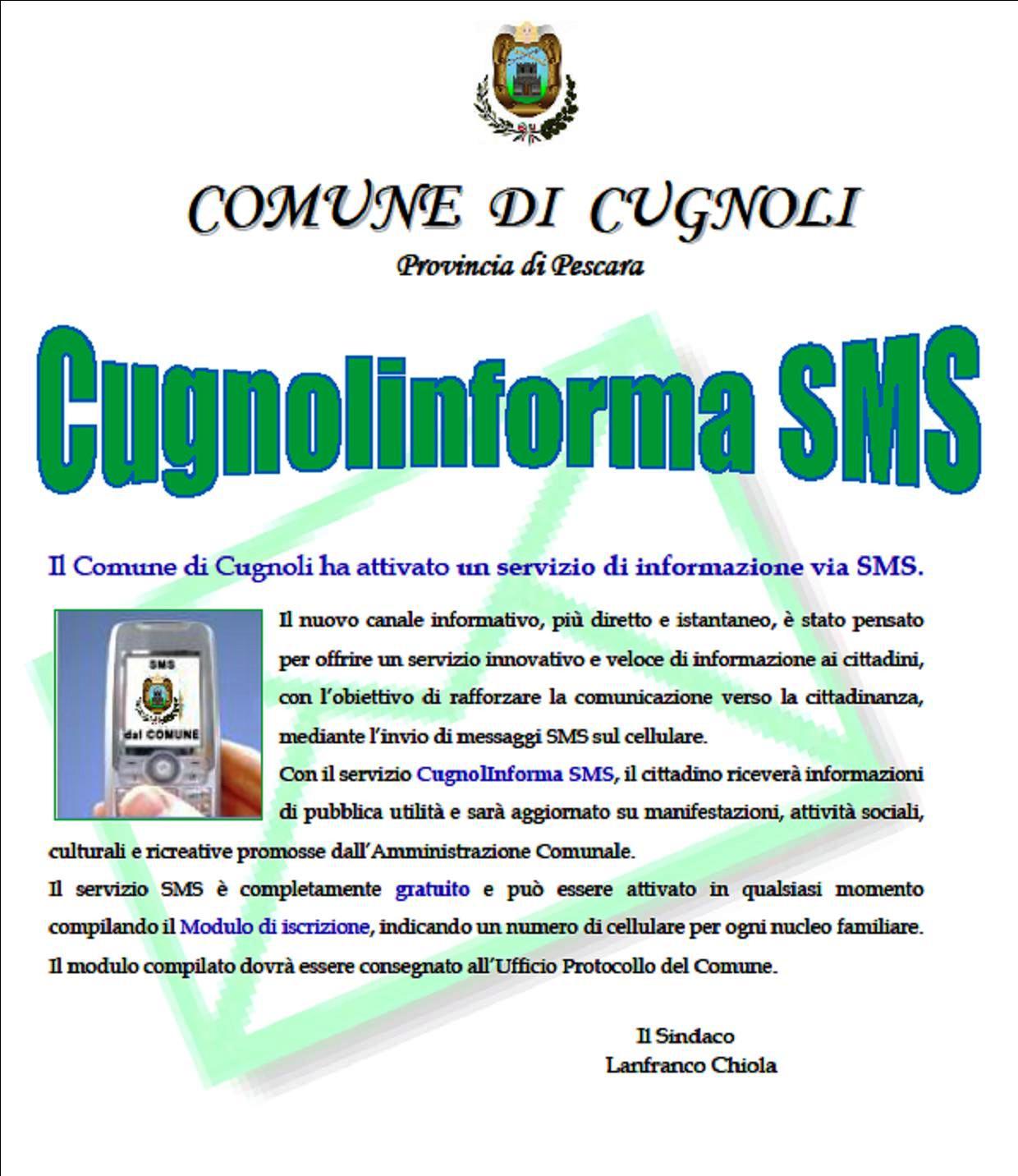 Cugnoli informa