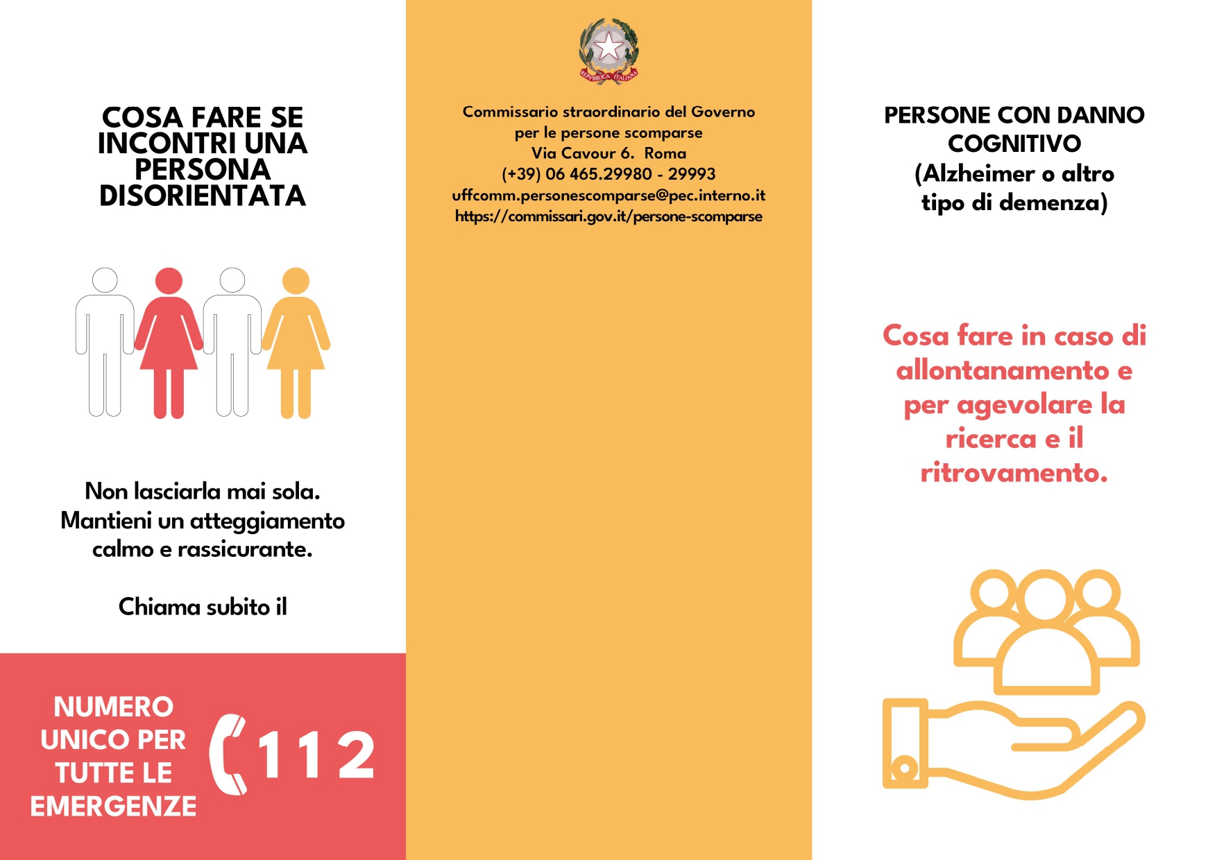 Brochure persone danno cognitivo